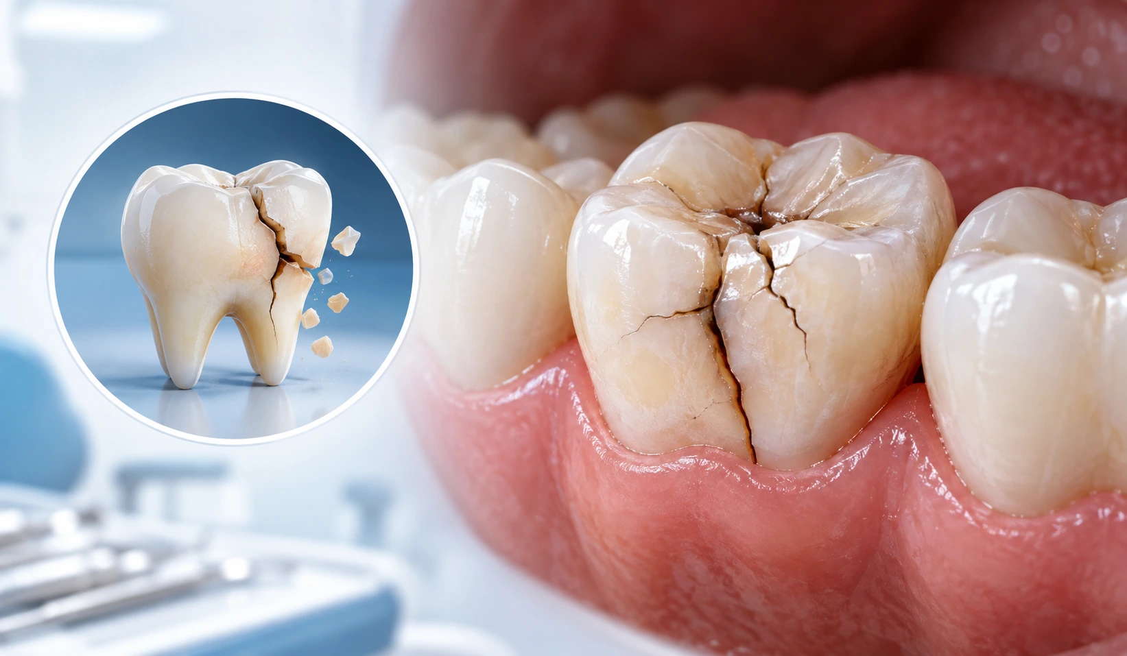 Cracked or Damaged Teeth treatment