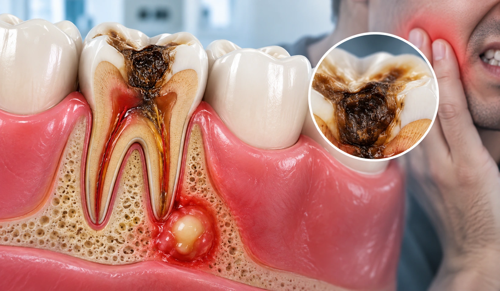 Deep Tooth Infection Treatment