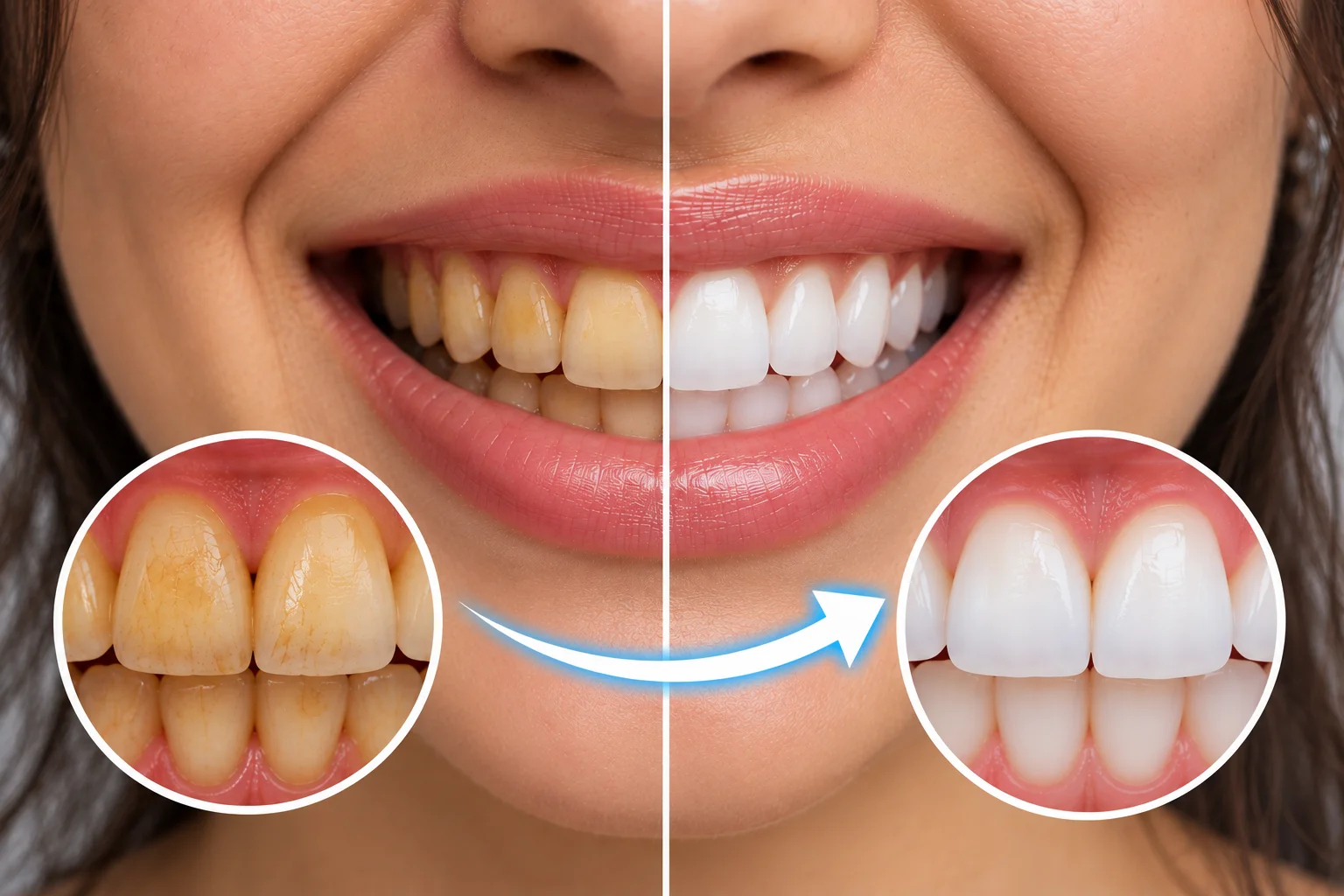 Yellow or Stained Teeth