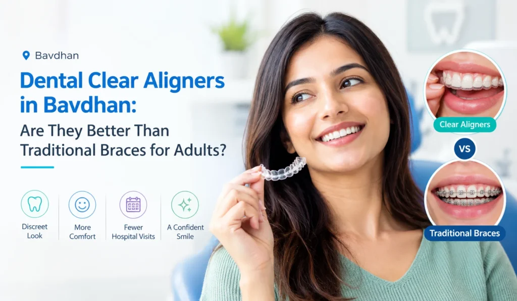Dental Clear Aligners in Bavdhan: Are They Better Than Traditional Braces for Adults?